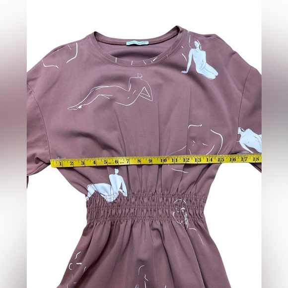 Zara  tan Crew Neck Bishop Sleeve Sweater - Picture 6 of 13